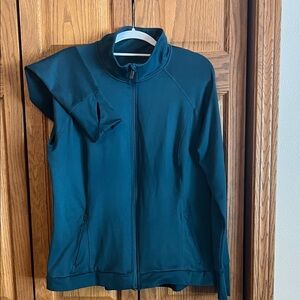 Teal Full-Zip Jacket